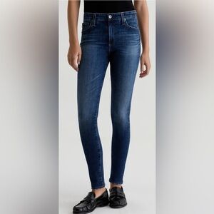 Ag Adriano Goldschmied Dark Blue Skinny Jeans